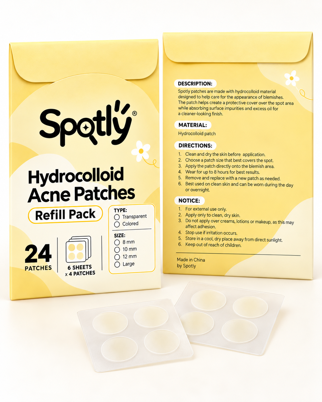 Spotly Transparent Refill Pack